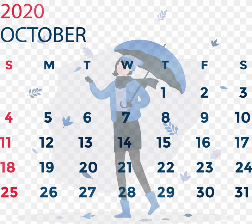 New Year, PNG, 3000x2672px, October 2020 Calendar, August, Calendar System, Calendar Year, Holiday Download Free