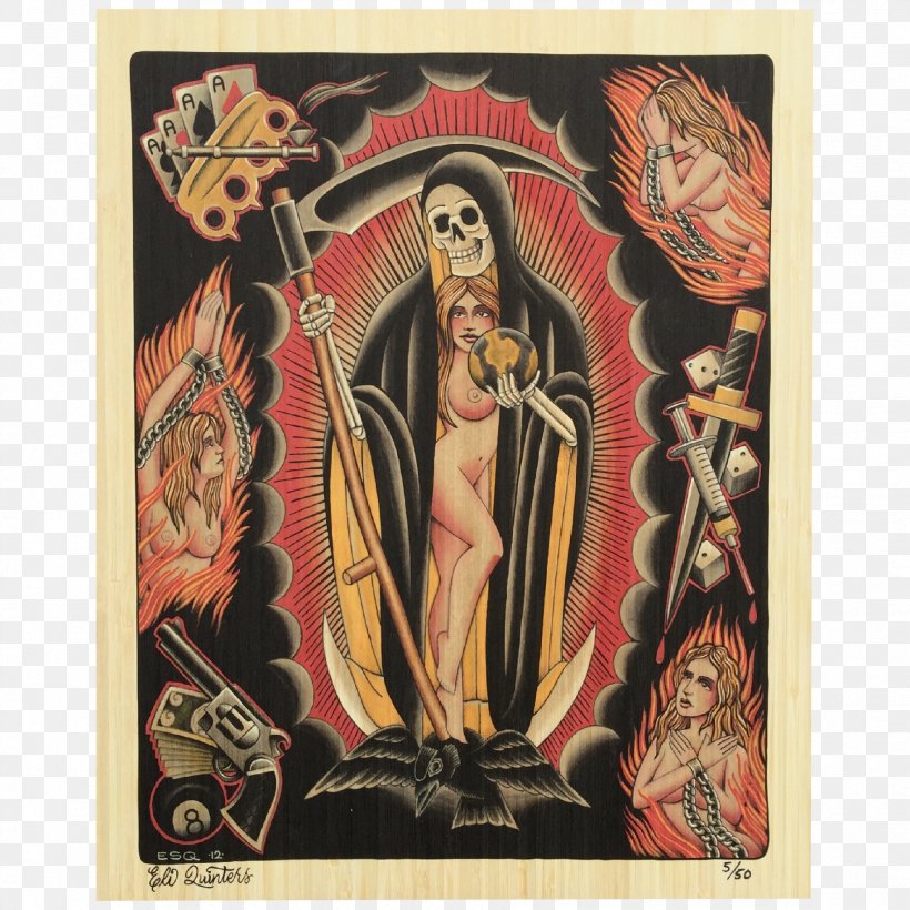 Santa Muerte Printmaking Edition Artist Death, PNG, 1830x1830px, Santa Muerte, Art, Artist, Death, Edition Download Free