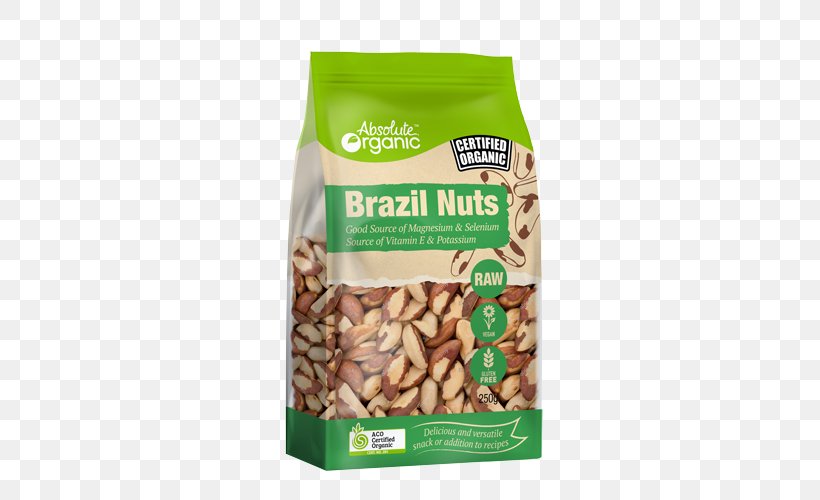 Nut Organic Food Raw Foodism Breakfast Cereal Dried Fruit, PNG, 500x500px, Nut, Almond, Brazil Nut, Breakfast Cereal, Dried Fruit Download Free