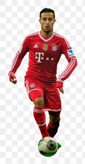 Football - Thiago AlcÃ¡ntara FC Bayern Munich Jersey Football Player PNG