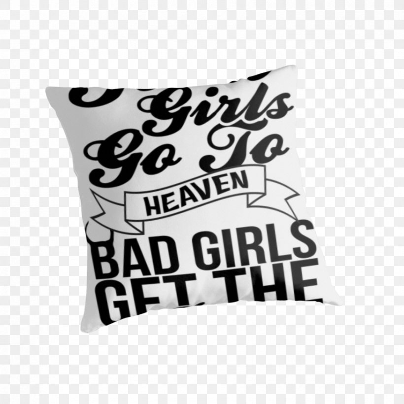 Throw Pillows Cushion Good Girls Go To Heaven Couch, PNG, 875x875px, Throw Pillows, Bag, Bed, Canvas, Canvas Print Download Free