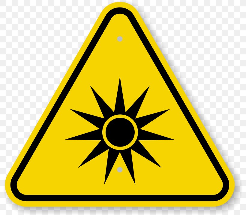 Optical Radiation Hazard Symbol Biological Hazard Warning Sign, PNG, 800x716px, Optical Radiation, Area, Biological Hazard, Eye, Hazard Download Free