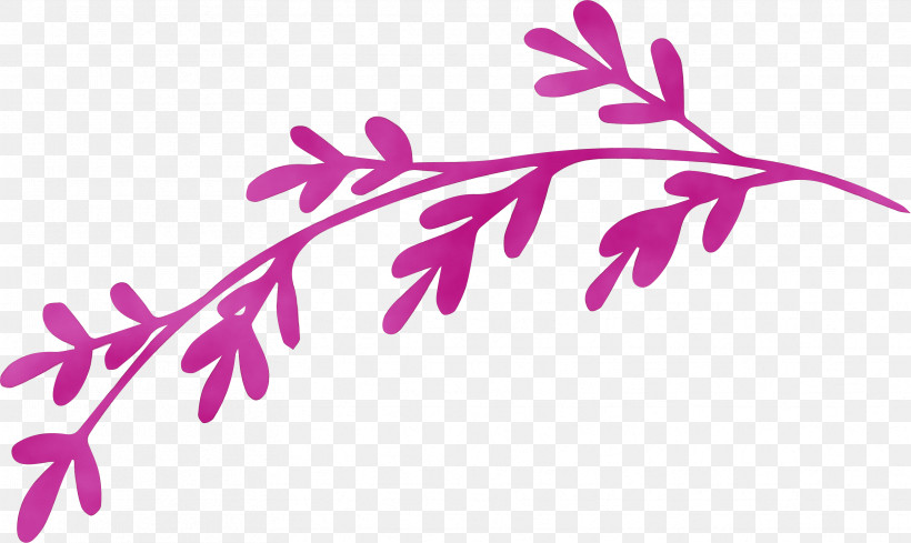 Plant Stem Twig Leaf Petal Pink M, PNG, 3334x1992px, Simple Leaf, Biology, Flower, Leaf, Line Download Free
