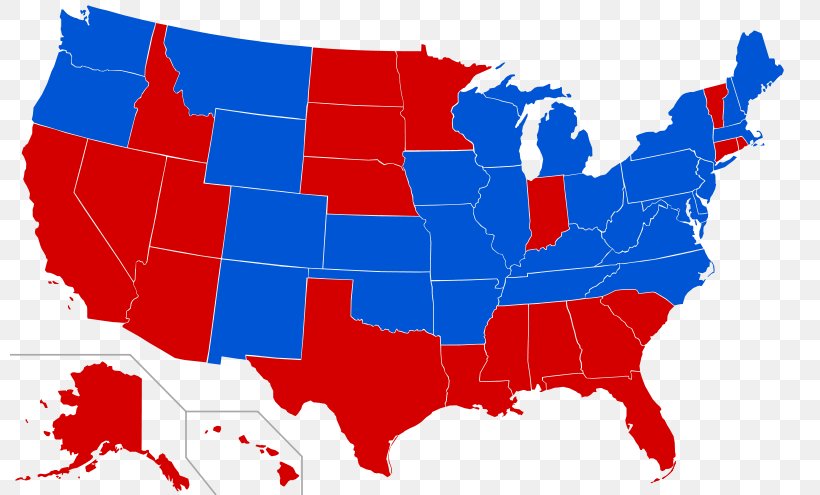 Politics Of The United States Red States And Blue States Political Party Politics Of The United States, PNG, 800x495px, United States, Area, Election, Governor, Map Download Free