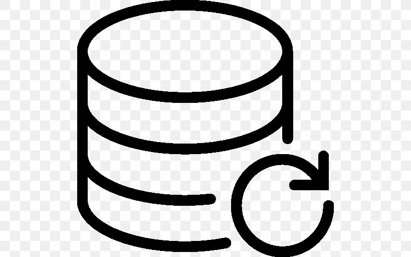 Backup Database Clip Art, PNG, 512x512px, Backup, Auto Part, Backup And Restore, Black And White, Computer Servers Download Free