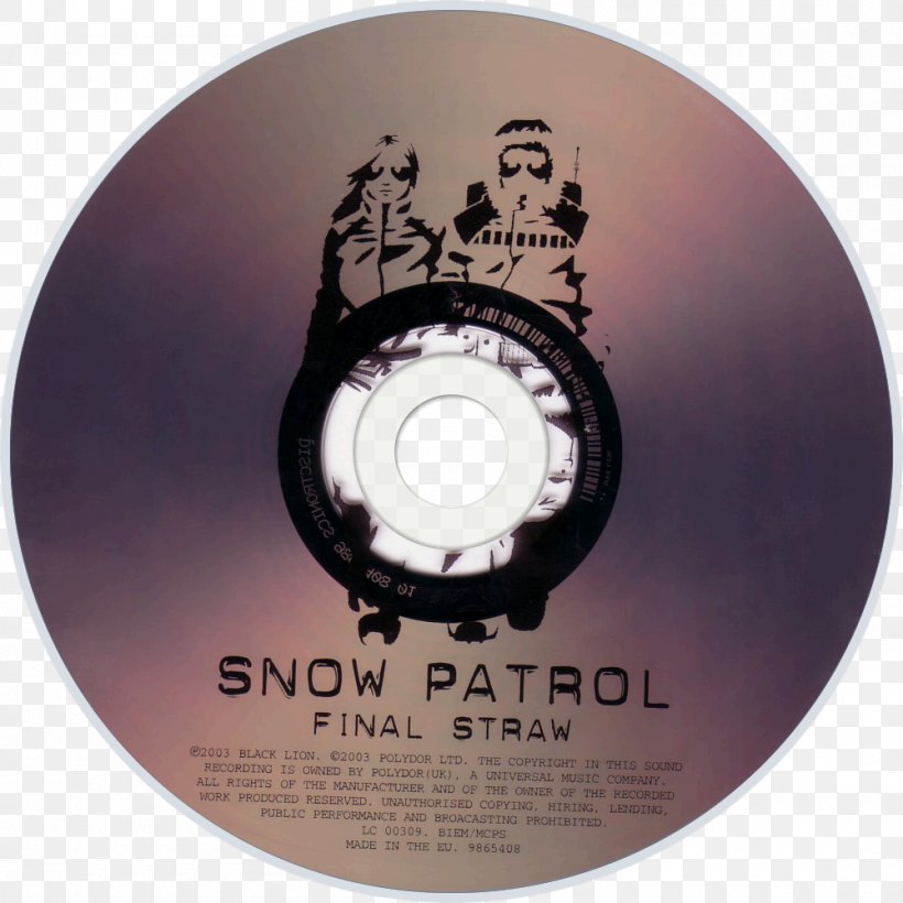 Compact Disc Snow Patrol Final Straw United States Album, PNG, 1000x1000px, Compact Disc, Album, Disk Storage, Dvd, Final Straw Download Free