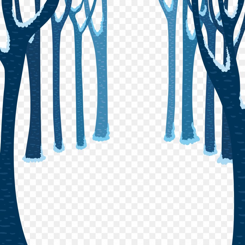 Winter Illustration, PNG, 3333x3333px, Winter, Blue, Brand, Cartoon, Cobalt Blue Download Free