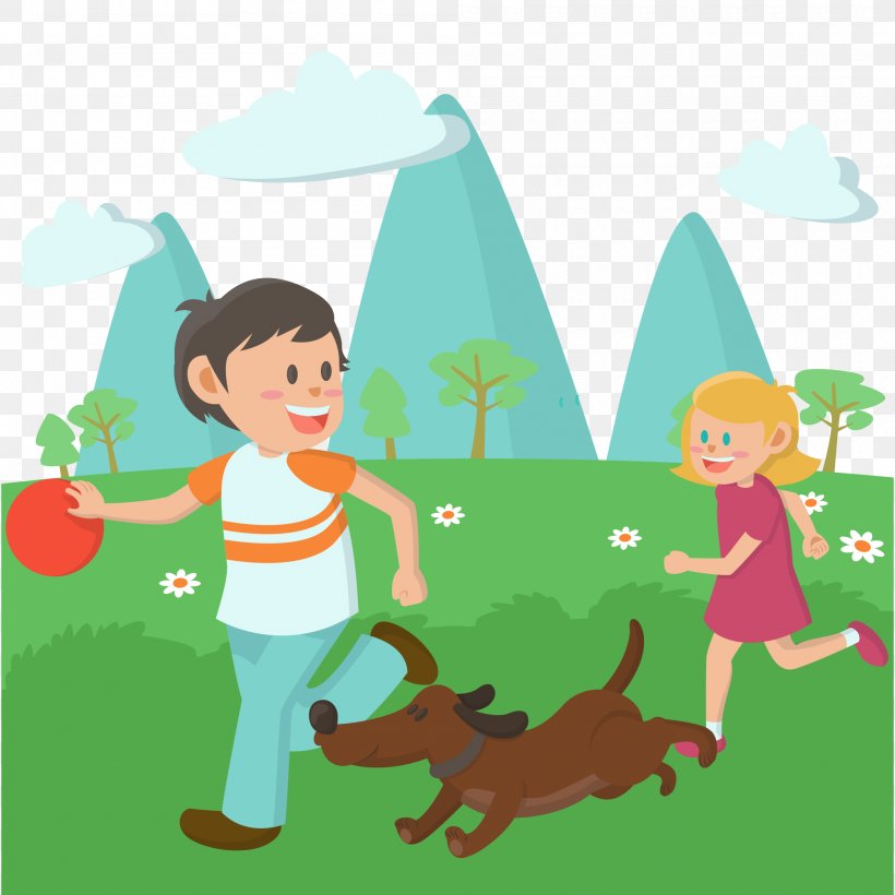 Child Illustration Dog Image, PNG, 2000x2000px, Child, Art, Cartoon, Dog, Fictional Character Download Free