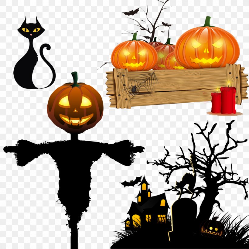 Halloween Pumpkin Drinking Straw Paper, PNG, 1000x1000px, Halloween, Computer Graphics, Drinking Straw, Lighting, Paper Download Free