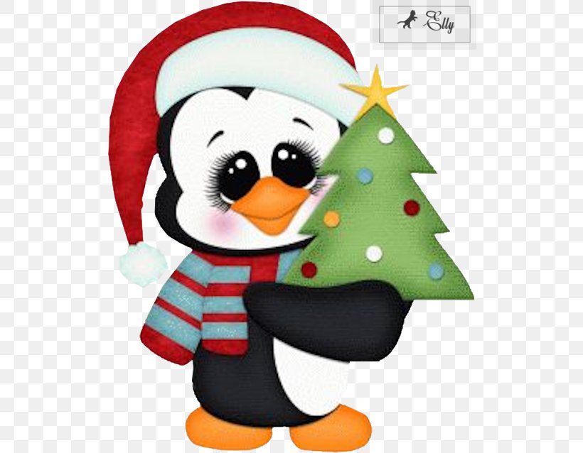 Penguin Christmas Ornament Scrapbooking Clip Art, PNG, 520x638px, Penguin, Beak, Bird, Christmas, Christmas And Holiday Season Download Free