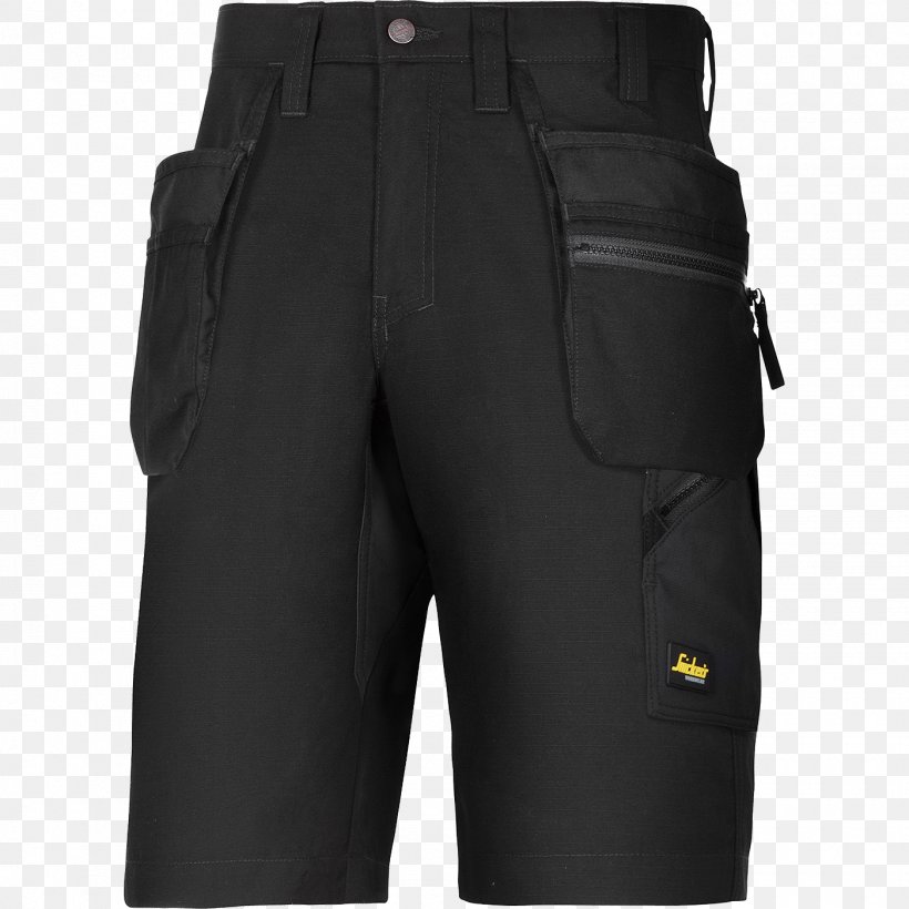 Snickers Workwear Pants Shorts Polo Shirt, PNG, 1400x1400px, Workwear, Active Shorts, Bermuda Shorts, Black, Clothing Download Free