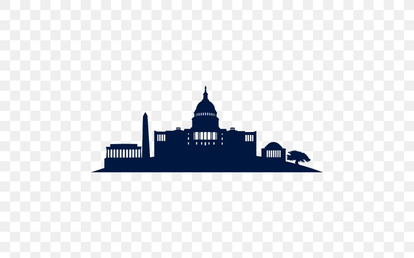 Washington, D.C. Skyline Silhouette Clip Art, PNG, 512x512px, Washington Dc, Brand, Cityscape, District Of Columbia, Drawing Download Free