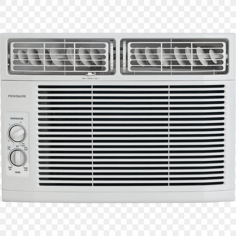 Window Air Conditioning Frigidaire British Thermal Unit Home Appliance, PNG, 1200x1200px, Window, Air Conditioning, Ashrae, British Thermal Unit, Casement Window Download Free