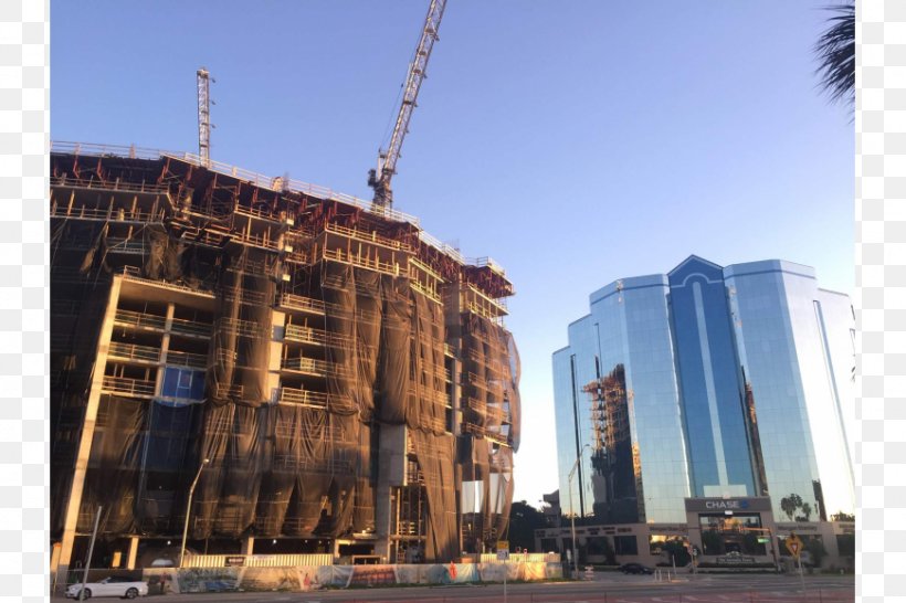 Palm Avenue Parking Garage Architectural Engineering Vue Sarasota Bay Building Real Estate, PNG, 870x580px, Architectural Engineering, Building, City, Construction, Crane Download Free