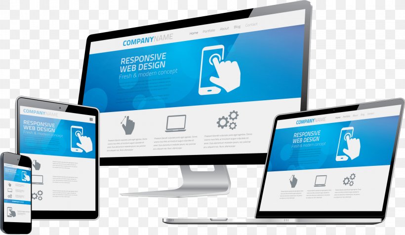 Responsive Web Design Web Development Web Hosting Service, PNG, 2299x1336px, Responsive Web Design, Brand, Business, Communication, Company Download Free