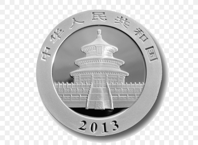 Silver Coin Giant Panda Silver Coin China, PNG, 600x600px, Coin, Bullion, China, Chinese Gold Panda, Chinese Silver Panda Download Free
