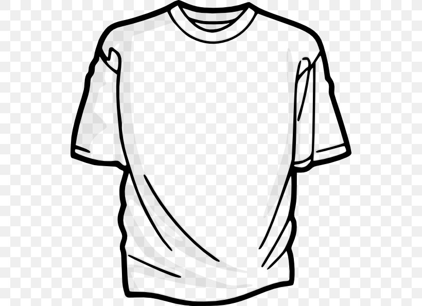 T-shirt Clothing Clip Art, PNG, 546x595px, Tshirt, Aloha Shirt, Area, Black, Black And White Download Free