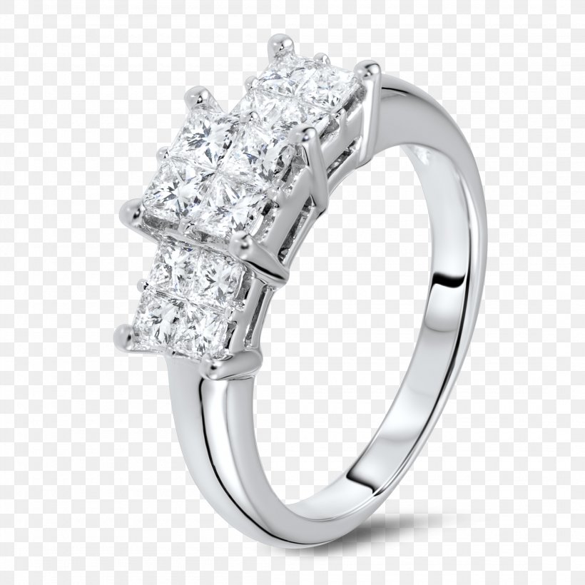 Wedding Ring Princess Cut Engagement Ring Diamond Cut, PNG, 2200x2200px, Ring, Body Jewellery, Body Jewelry, Cut, Diamantaire Download Free