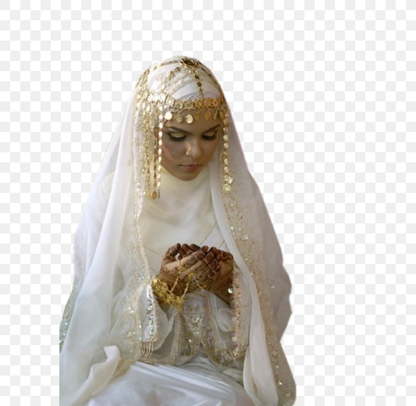 Bride Wedding Dress Hijab Muslim Clothing, PNG, 585x800px, Bride, Bridal Accessory, Bridal Clothing, Bridal Veil, Chador Download Free
