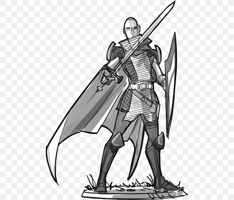 Knight Comics Artist Line Art Sketch, PNG, 500x700px, Knight, Armour, Art, Artist, Artwork Download Free