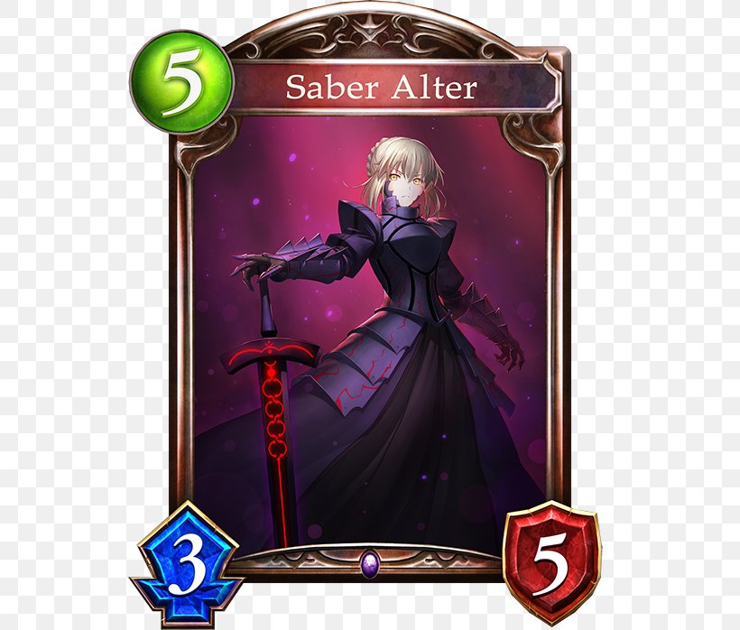 Shadowverse Fate Stay Night Rage Of Bahamut カード Hearthstone Png 536x698px Shadowverse Action Figure Collectible Card
