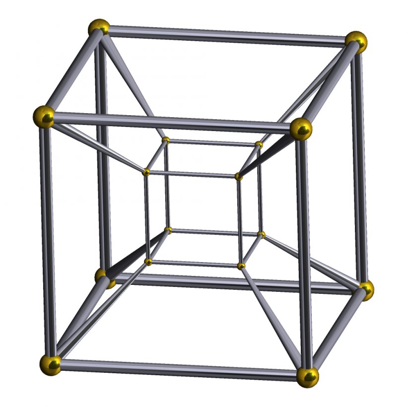 Tesseract Four-dimensional Space Hypercube Three-dimensional Space, PNG, 1000x1000px, Tesseract, Area, Charles Howard Hinton, Cube, Dimension Download Free