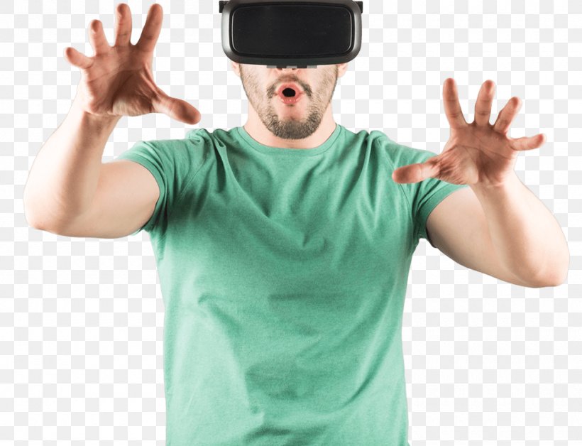 Virtual Reality Headset Immersive Video HTC Vive, PNG, 1000x766px, Virtual Reality Headset, Arm, Augmented Reality, Clothing, Extended Reality Download Free