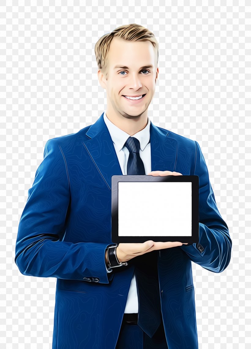 White-collar Worker Technology Businessperson Job Electronic Device, PNG, 1696x2356px, Watercolor, Business, Businessperson, Electric Blue, Electronic Device Download Free
