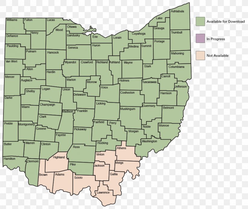 Ohio Map Water Resources Ecoregion Land Lot, PNG, 864x730px, Ohio, Area, Ecoregion, Elevation, Land Lot Download Free