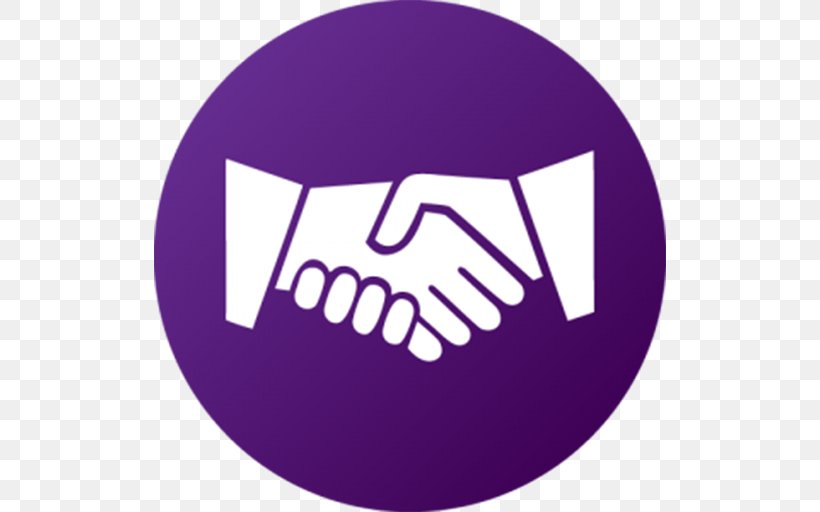 Handshake, PNG, 512x512px, Handshake, Color, Contract, Hand, Purple Download Free