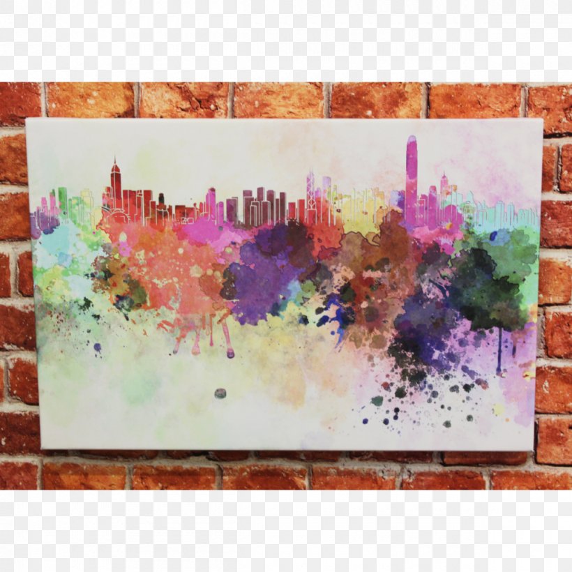 Watercolor Painting Stock Photography Skyline, PNG, 1200x1200px, Watercolor Painting, Acrylic Paint, Art, Artwork, Drawing Download Free