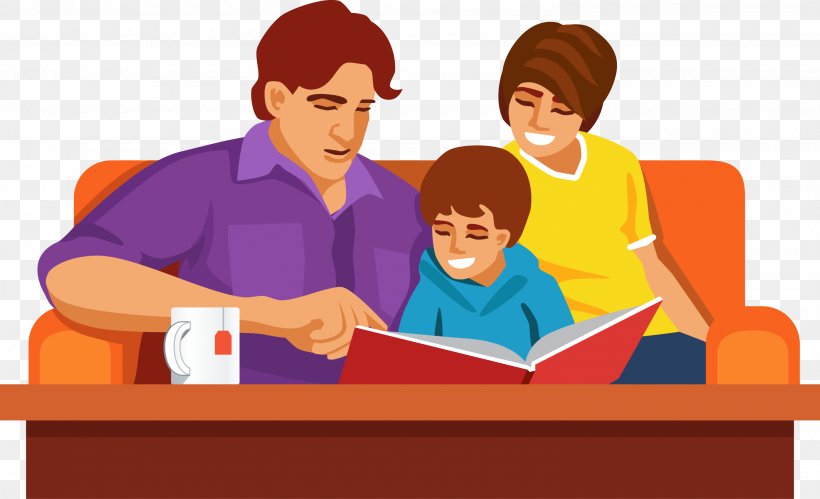 Family Reading Happiness Book, PNG, 2980x1816px, Family, Book, Child, Communication, Conversation Download Free