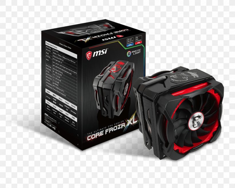 MSI Core Frozr Cooler Computer System Cooling Parts Computer Fan LGA 2066 Heat Sink, PNG, 1024x819px, Computer System Cooling Parts, Automotive Tire, Central Processing Unit, Computer, Computer Cooling Download Free