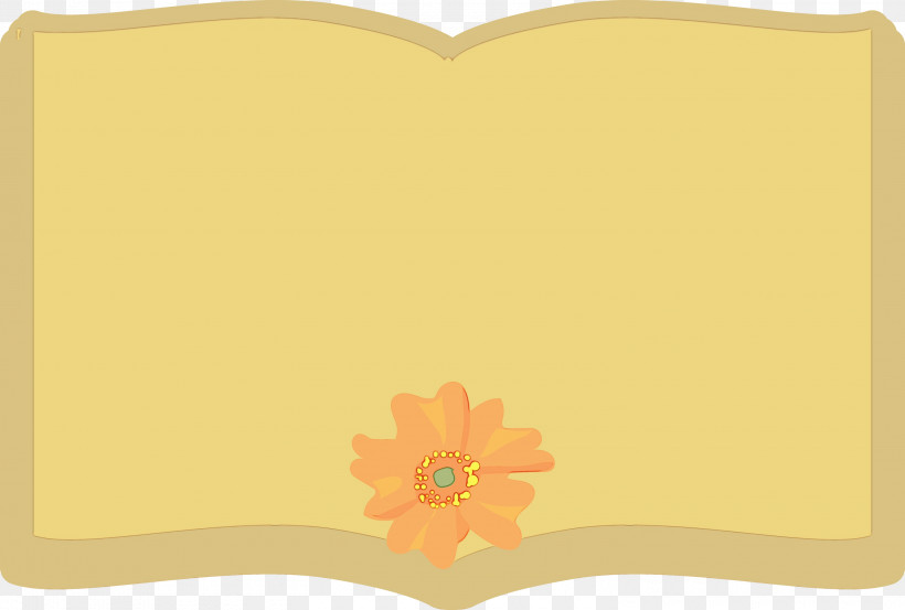 Rectangle Flower Yellow Font Petal, PNG, 3000x2026px, Flower Frame, Book Frame, Flower, Geometry, Mathematics Download Free