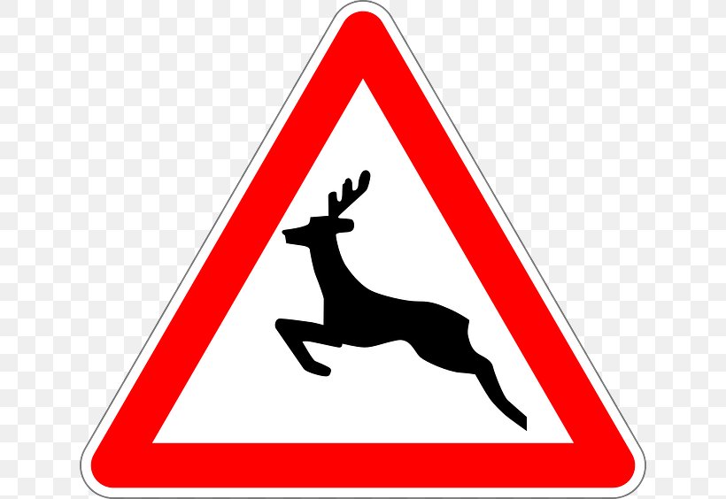Traffic Sign Road Warning Sign Pedestrian Crossing, PNG, 640x564px, Traffic Sign, Area, Black And White, Brand, Deer Download Free