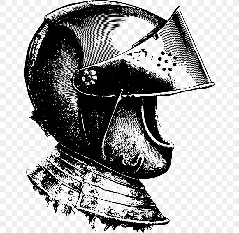 Knight Clip Art, PNG, 654x800px, Knight, Armour, Black And White, Drawing, Headgear Download Free