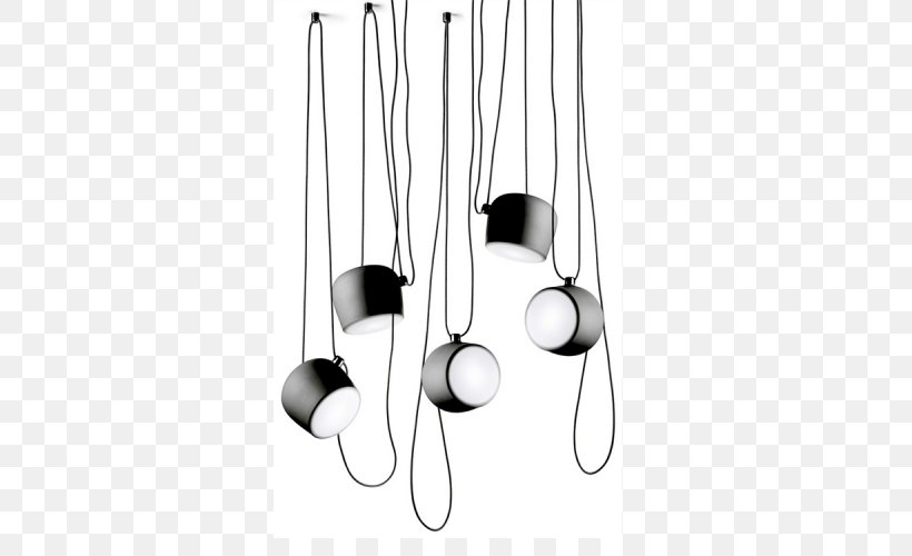 Pendant Light Light Fixture Lighting Flos, PNG, 500x500px, Light, Architectural Lighting Design, Black And White, Ceiling Fixture, Chandelier Download Free