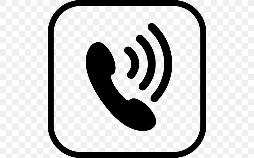 Telephone Call Clip Art, PNG, 512x512px, Telephone Call, Area, Black And White, Finger, Logo Download Free