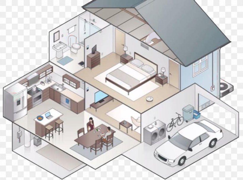House Isometric Projection Building Cutaway Drawing, PNG, 830x617px, House, Apartment, Art, Building, Cutaway Drawing Download Free