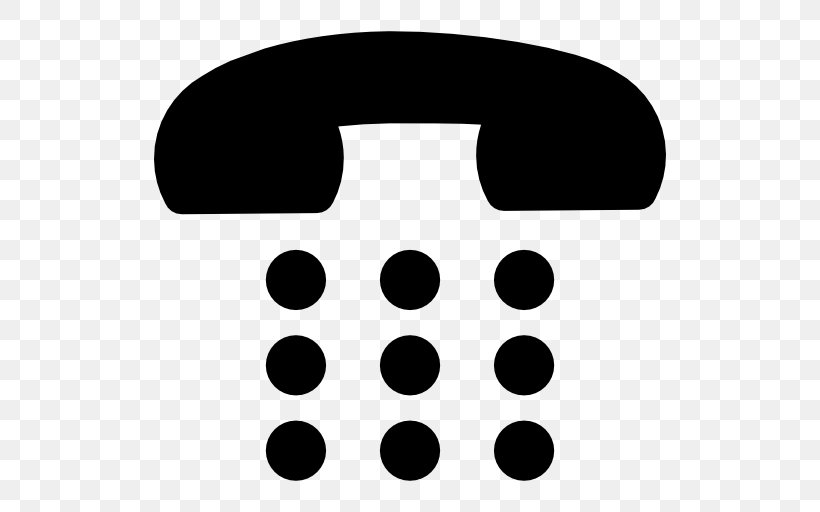 Telephone Mobile Phones, PNG, 512x512px, Telephone, Black, Black And White, Brand, Button Download Free