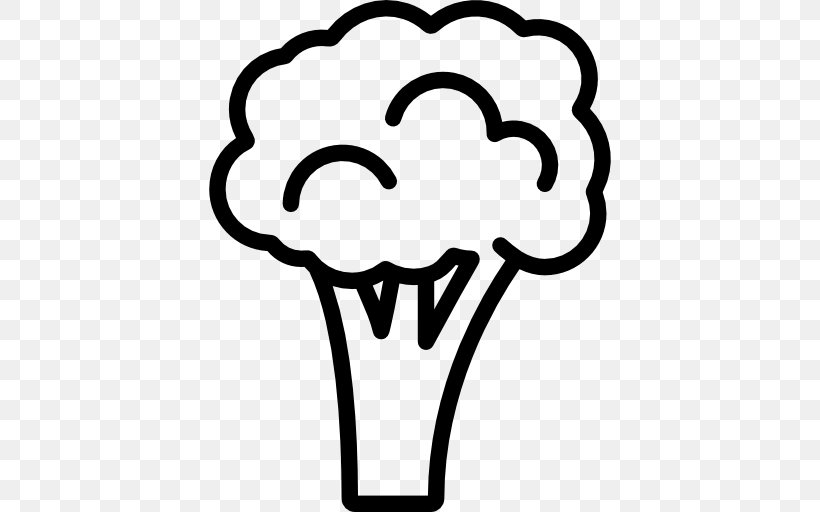 Broccoli Vegetable Cauliflower Chinese Cabbage Clip Art, PNG, 512x512px, Broccoli, Black And White, Brassica Oleracea, Cabbage, Cauliflower Download Free