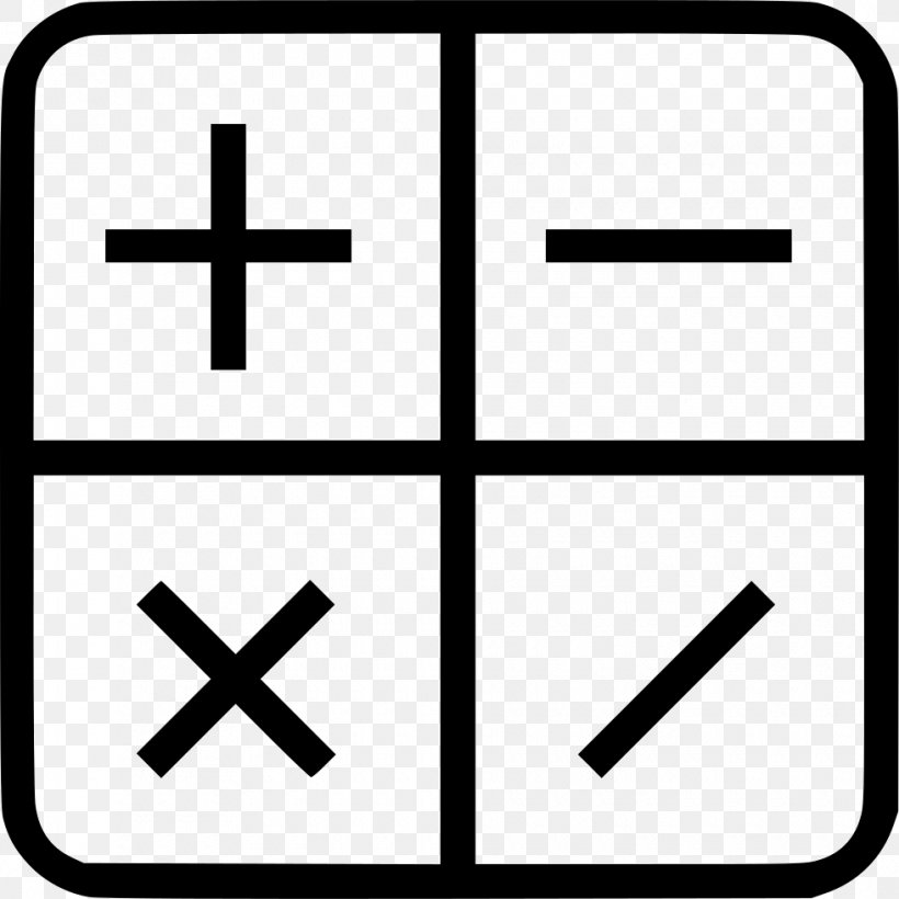 Calculation Mathematics Calculator, PNG, 980x980px, Calculation, Area, Black, Black And White, Brand Download Free