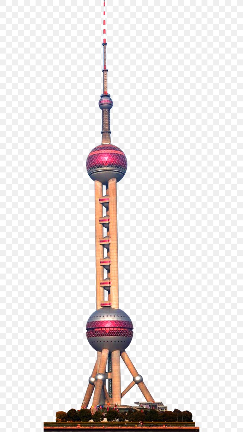 Oriental Pearl Tower The Bund Huangpu River Rundetaarn, PNG, 526x1453px, Oriental Pearl Tower, Architecture, Bund, Huangpu River, Landmark Download Free
