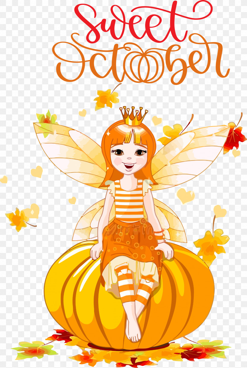 Sweet October October Autumn, PNG, 2220x3311px, October, Autumn, Drawing, Fairy, Fairy Tale Download Free
