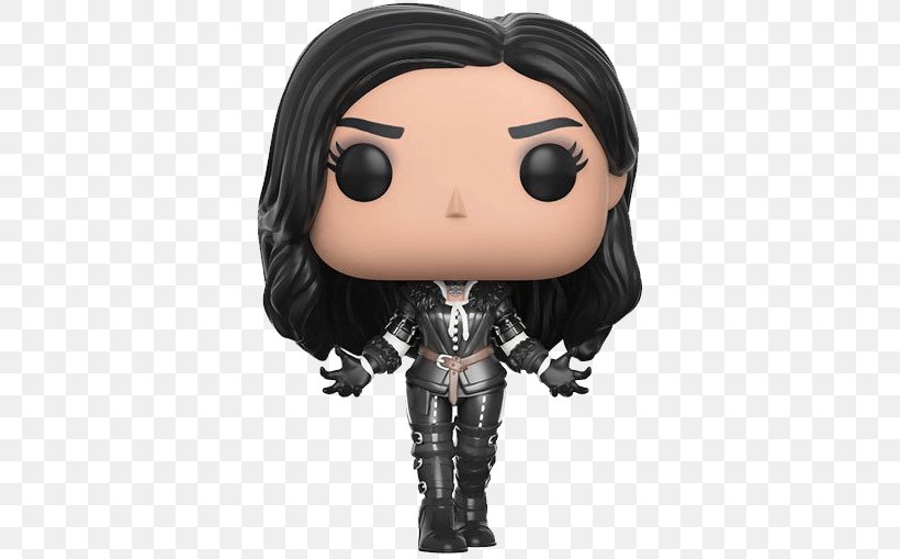 The Witcher 3: Wild Hunt Geralt Of Rivia Funko Yennefer, PNG, 509x509px, Witcher 3 Wild Hunt, Action Toy Figures, Black Hair, Brown Hair, Cartoon Download Free