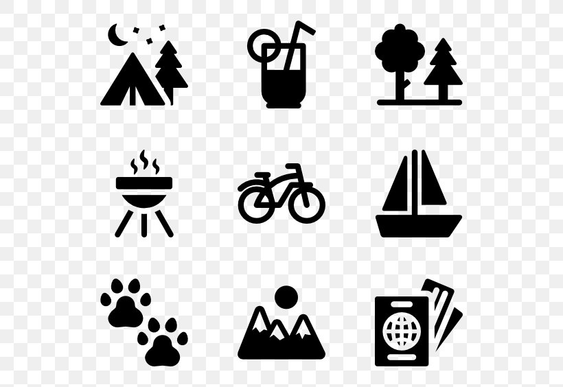 Symbol Tent Camping Clip Art, PNG, 600x564px, Symbol, Area, Black, Black And White, Brand Download Free