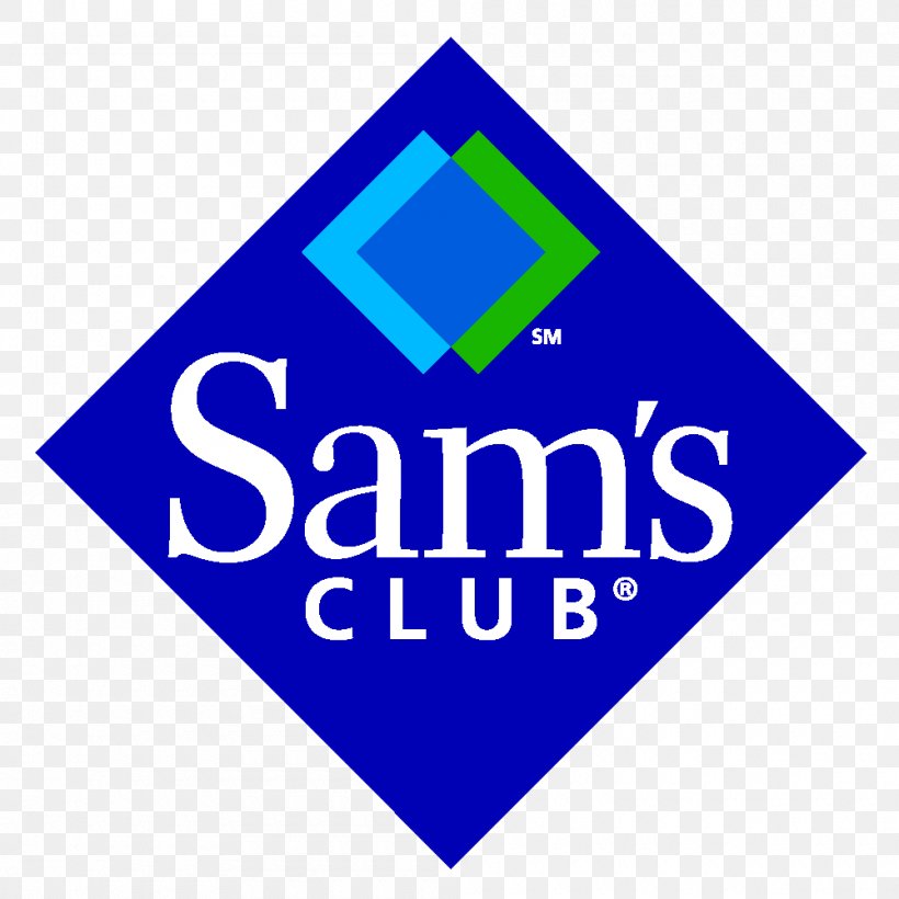 Logo Sam's Club Brand Walmart Organization, PNG, 1000x1000px, Logo, Area, Blue, Brand, Highdefinition Video Download Free