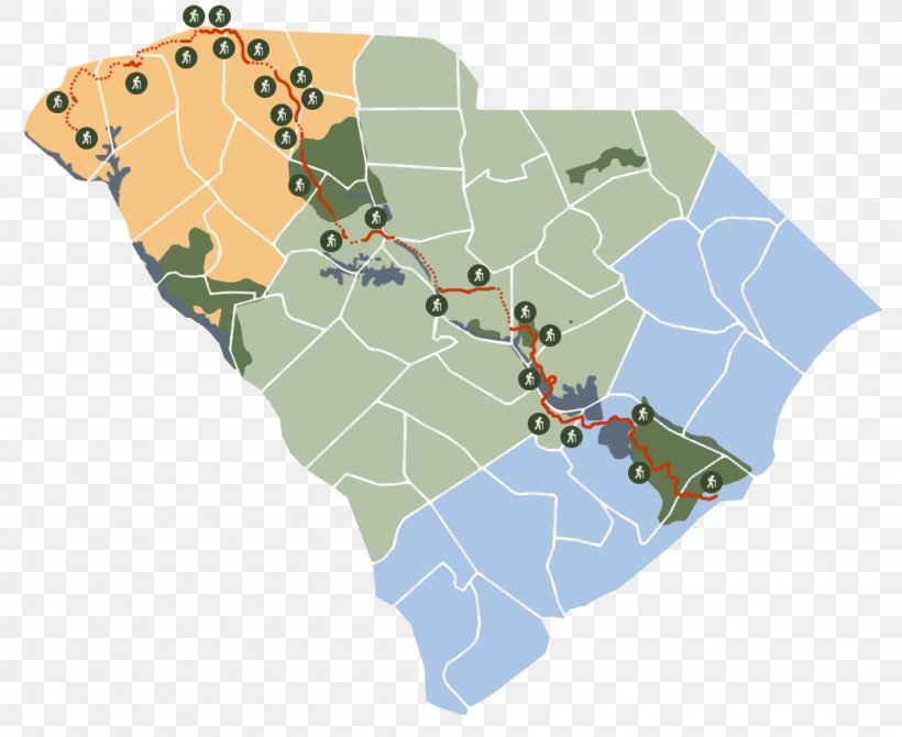 Palmetto Trail Map Ridgeland Rome, PNG, 2102x1718px, Palmetto Trail, Conservation, Hiking, Map, Map Collection Download Free