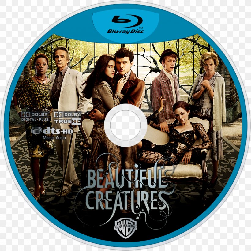 Blu-ray Disc Film Beautiful Creatures Series Television DVD, PNG, 1000x1000px, Watercolor, Cartoon, Flower, Frame, Heart Download Free