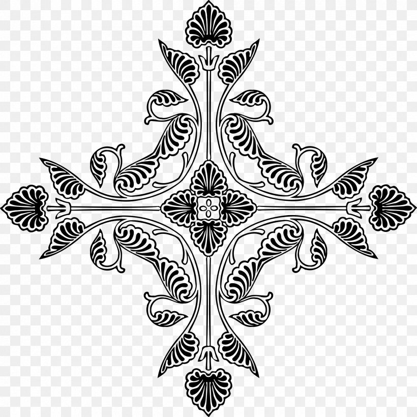 Celtic Cross Gothic Art Christian Cross Clip Art, PNG, 2400x2400px, Cross, Black And White, Celtic Cross, Celtic Knot, Christian Cross Download Free
